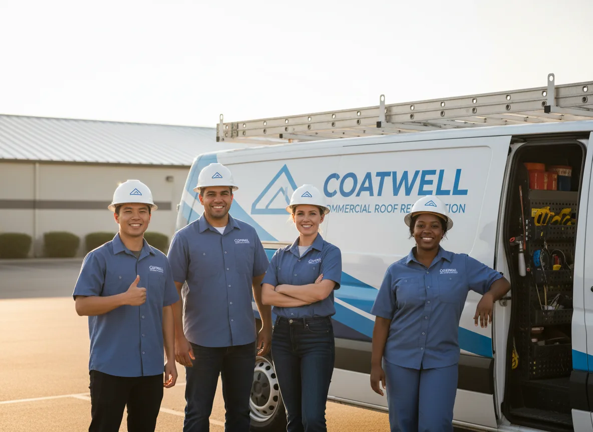 Commercial roof coating company in Stoutsville, MO